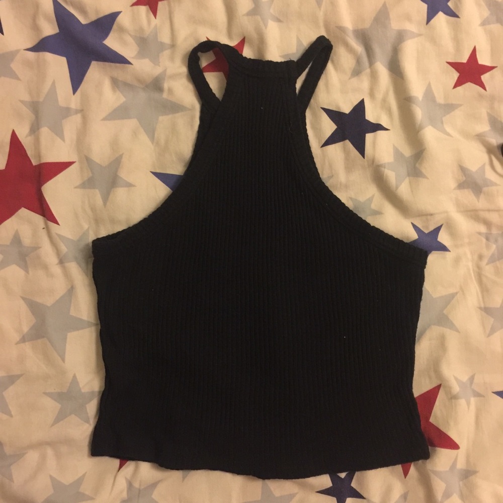 Brandy Melville Black Halter Tank - Picture 3 of 3